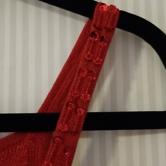 Ruby Red Sequin Camisole Medium - Picture 10 of 12